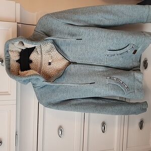 Roxy Faux Fur Lined Sweatshirt